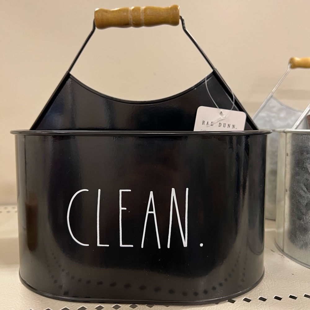 Rae Dunn cleaning caddy
